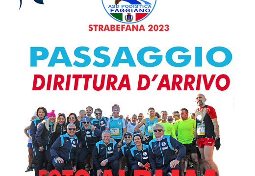 Passaggio dirittura di arrivo.