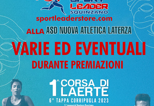 Varie ed eventuali durante premiazione.