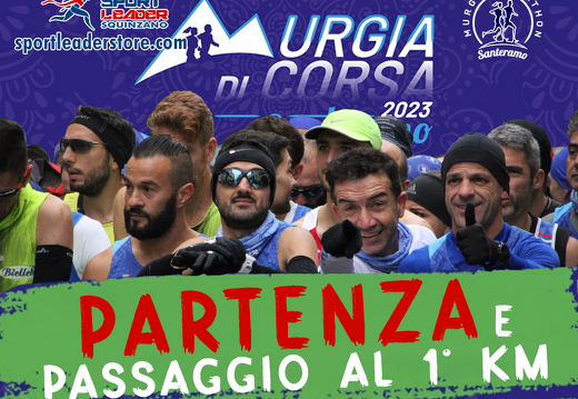 Partenza e passaggio al 1° km